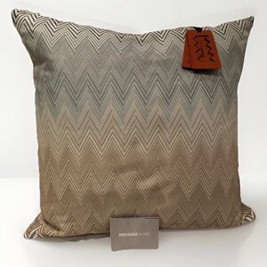 Missoni Home Chevron zigzag pillow nwt large
